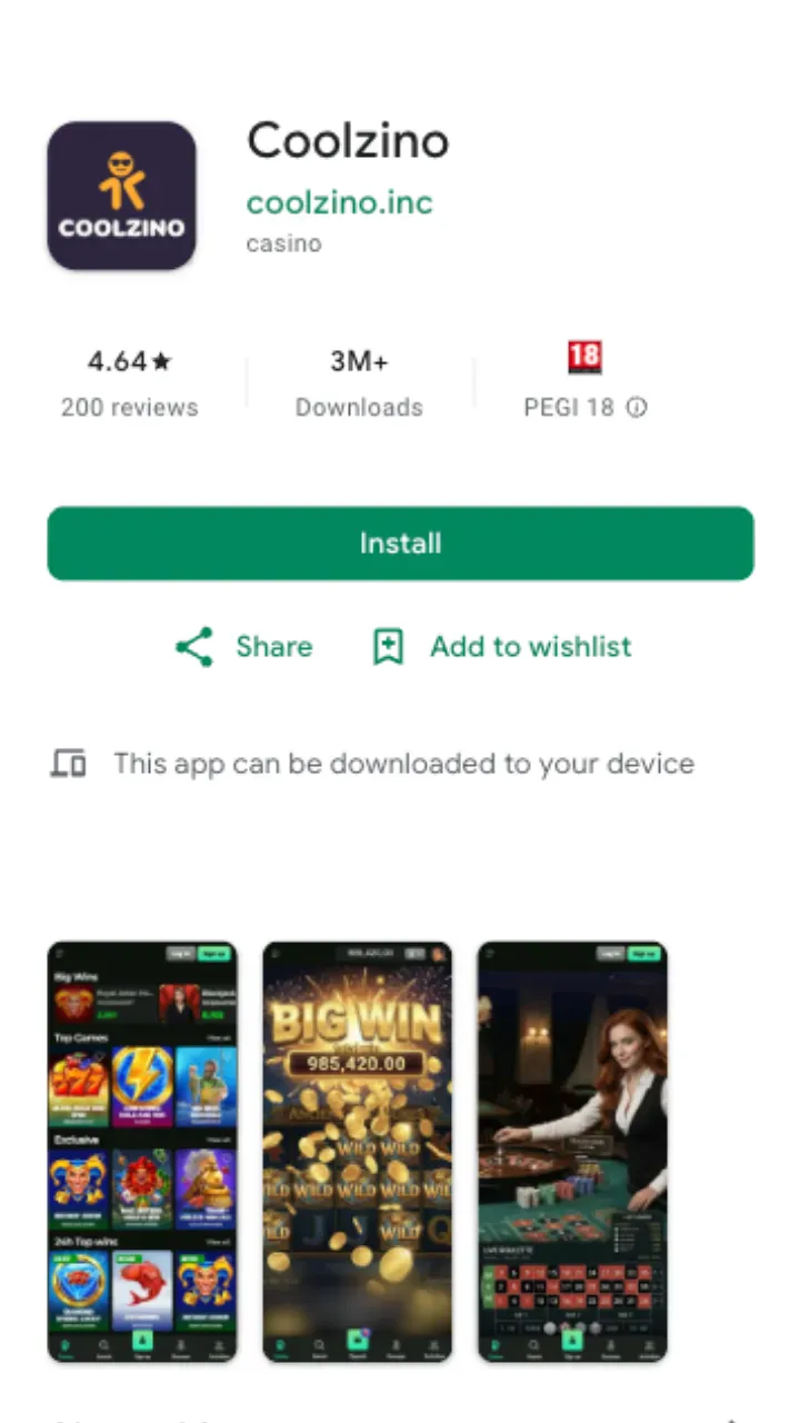 Coolzino app